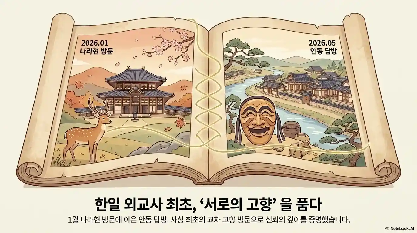 한일 셔틀외교 서로의 고향 방문
