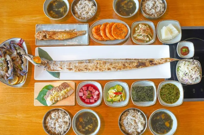 중문색달통갈치-갈치구이