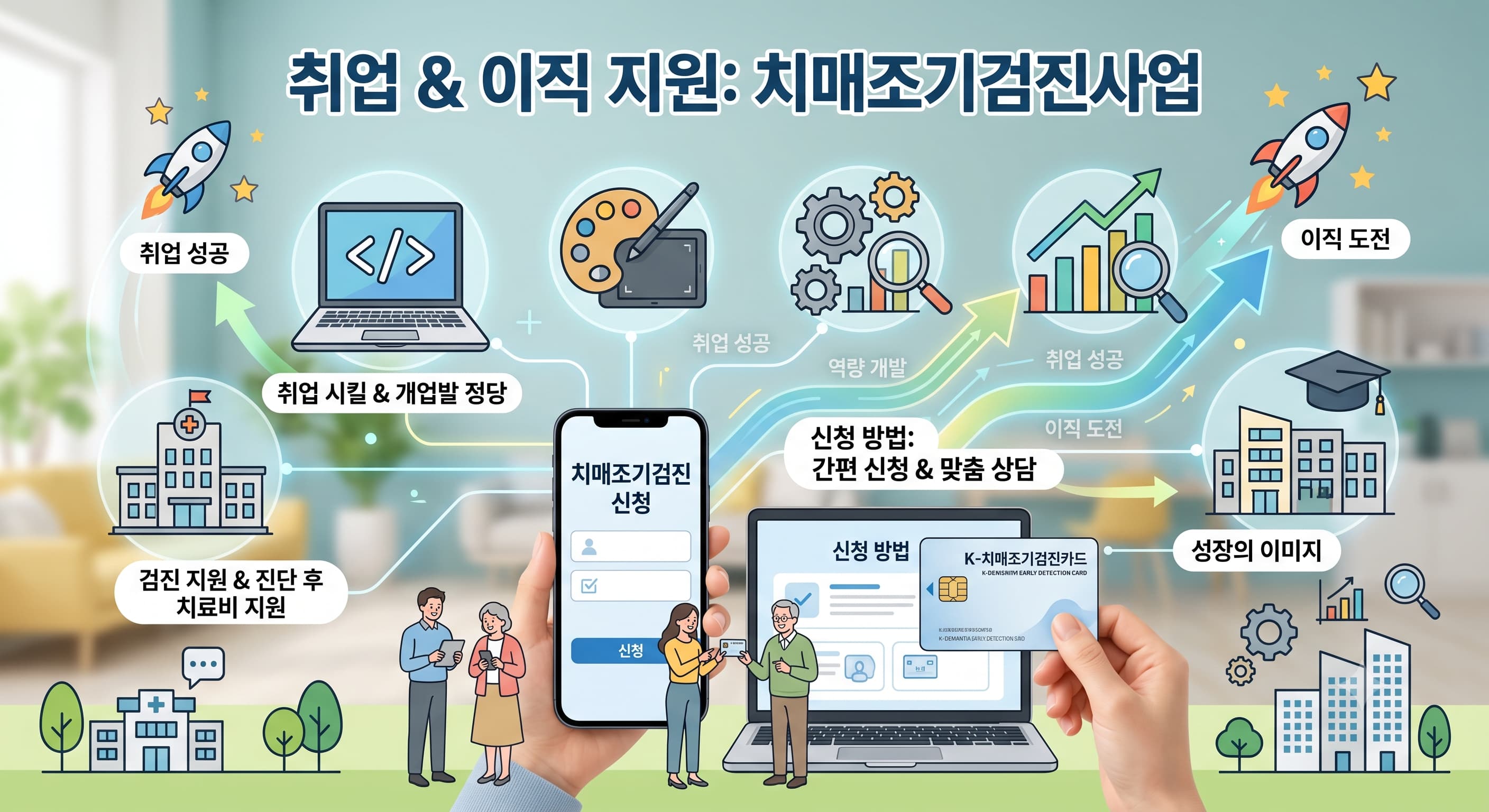 치매 검진에 대한 이미지 사진
