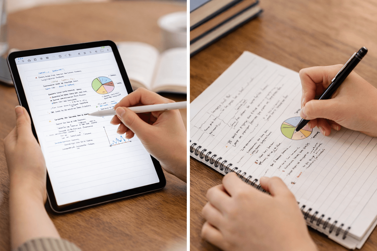 태블릿 필기 vs 종이 필기 비교