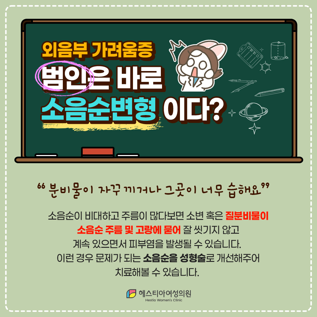 Y존 가려움 소음순변형