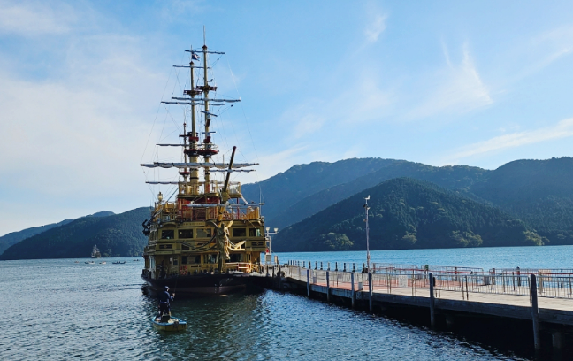 하코네 유람선(해적선) 사진