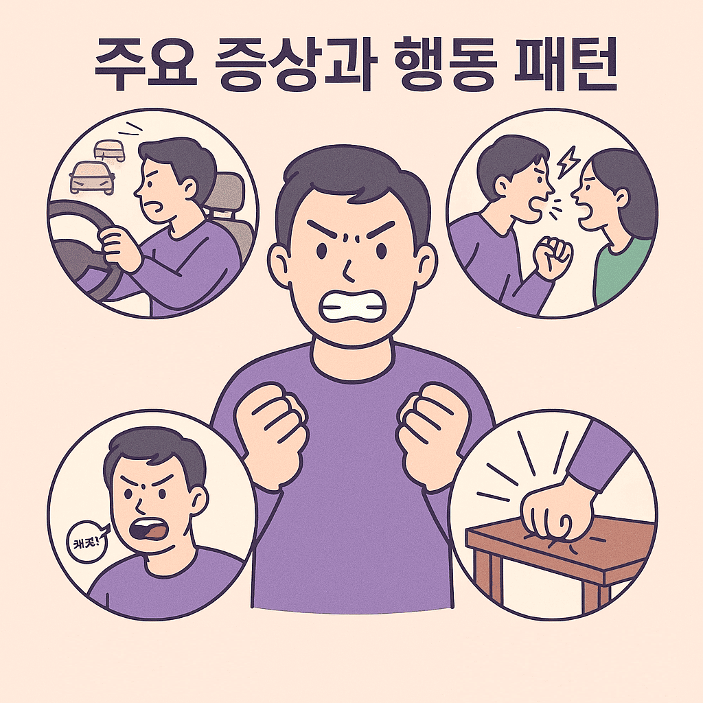 주요 증상과 행동 패턴