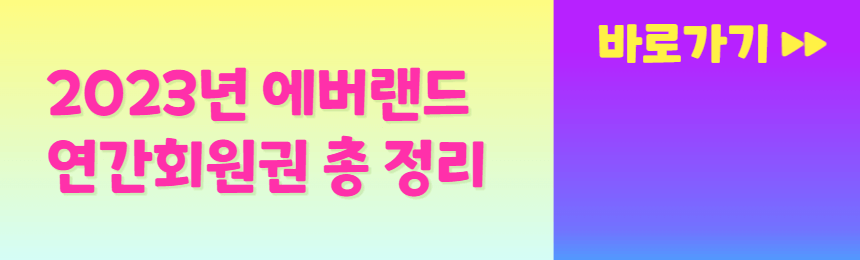 에버랜드 입장료