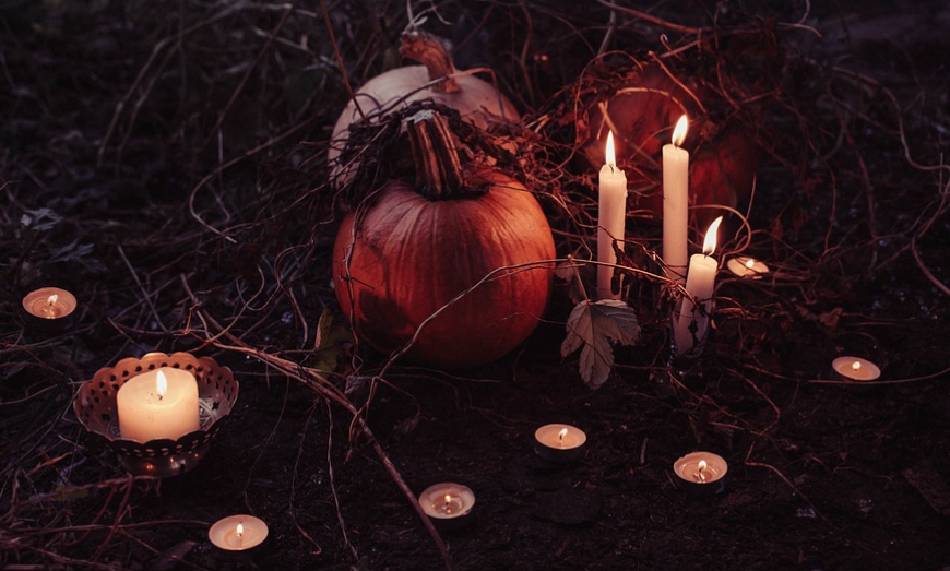 핼러윈 꾸미기의 모습