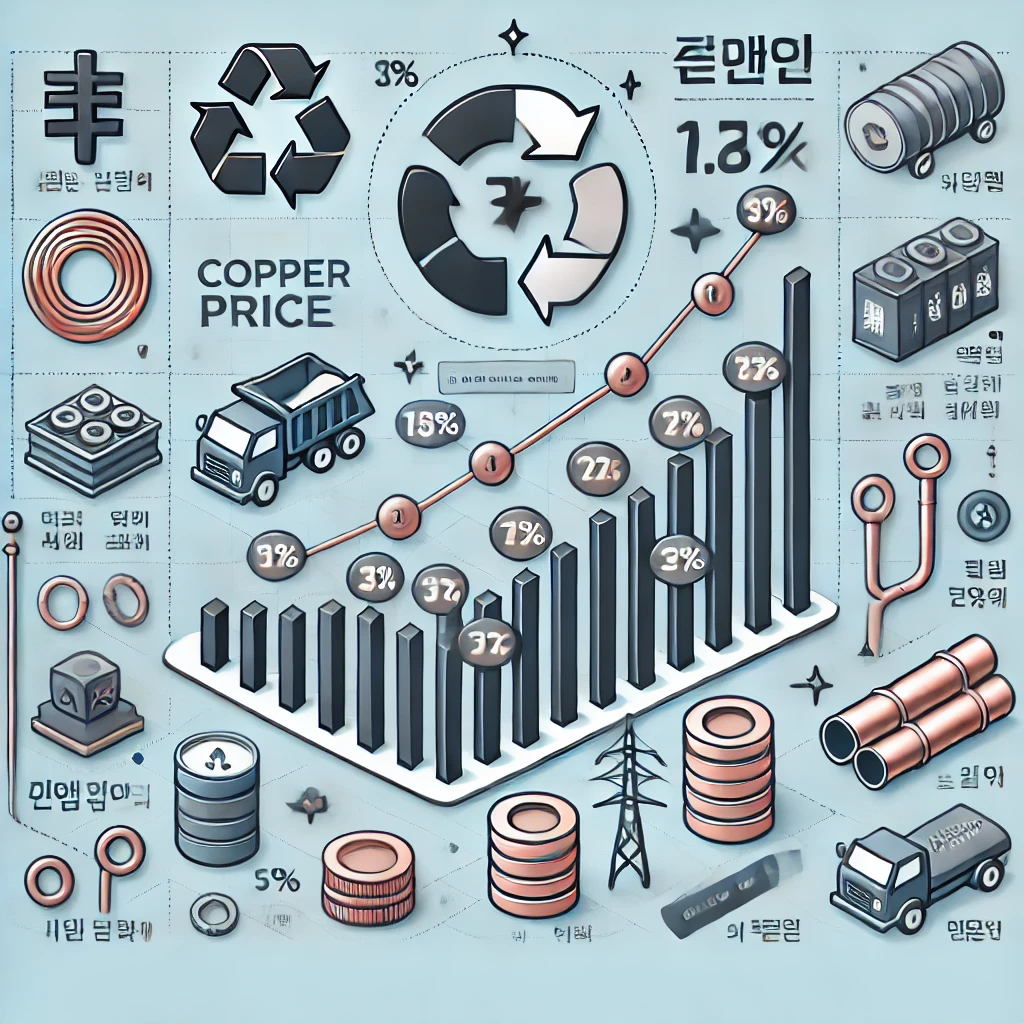고철 구리 시세 이미지