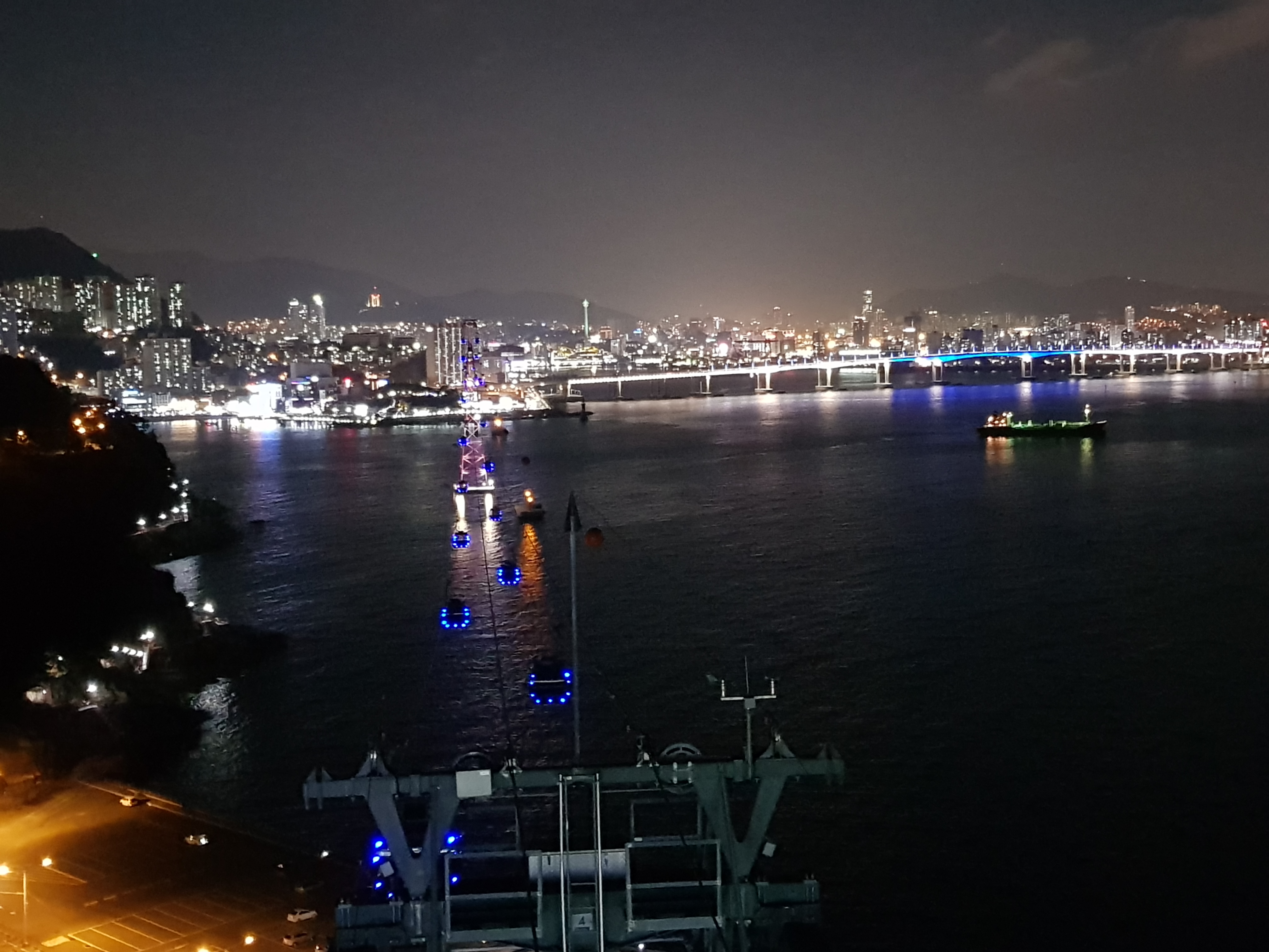 송도 케이블카 야경