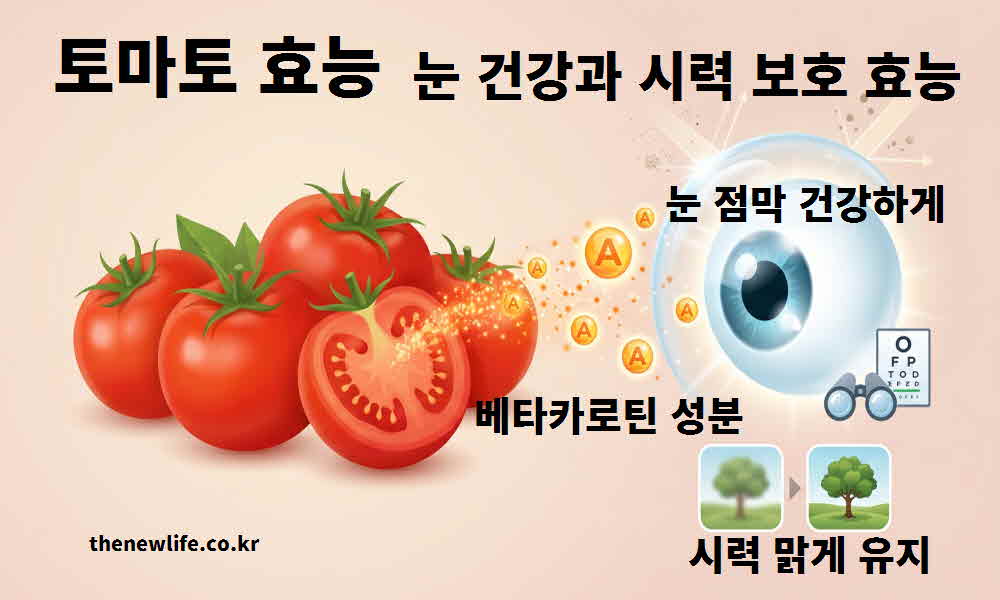 토마토 효능 눈 건강 시력 보호