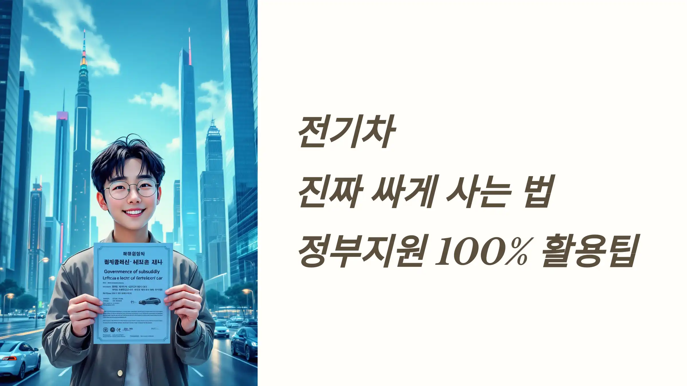 전기차 진짜 싸게 사는 법, 정부지원 100% 활용팁
