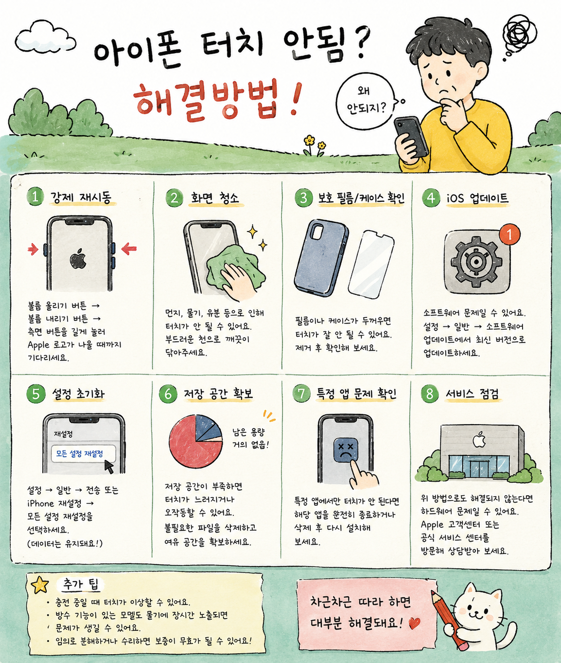 아이폰 터치 안됨 