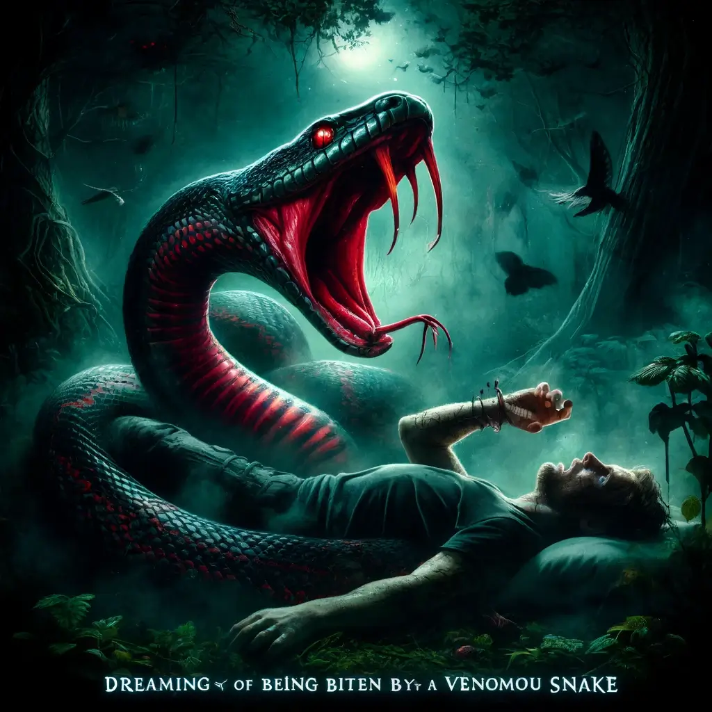 독사한테 물리는 꿈 해몽