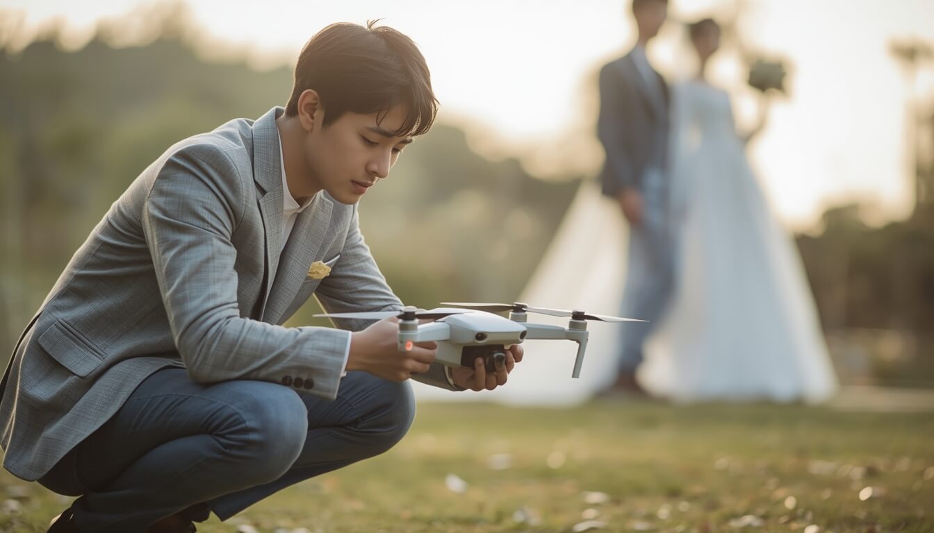 드론 항공촬영 프리랜서 웨딩 야외 촬영 크몽