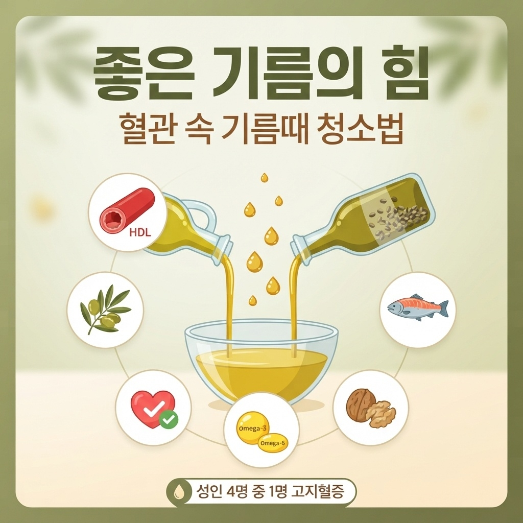 성인 4명 중 1명 &lsquo;고지혈증&rsquo;&hellip; 좋은 기름 섭취해야
