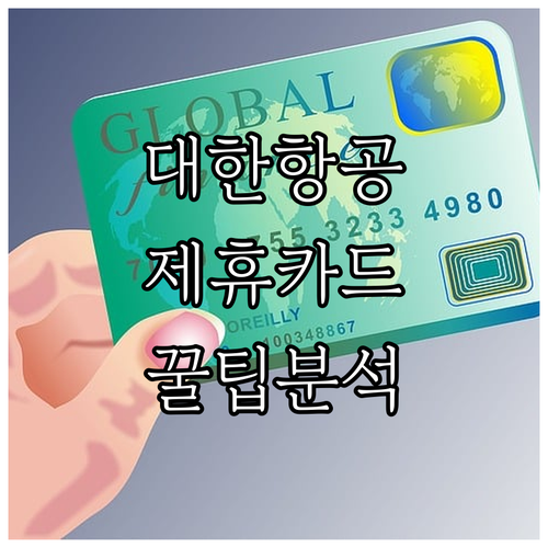 대한항공 제휴카드 선택 가이드: 연회..