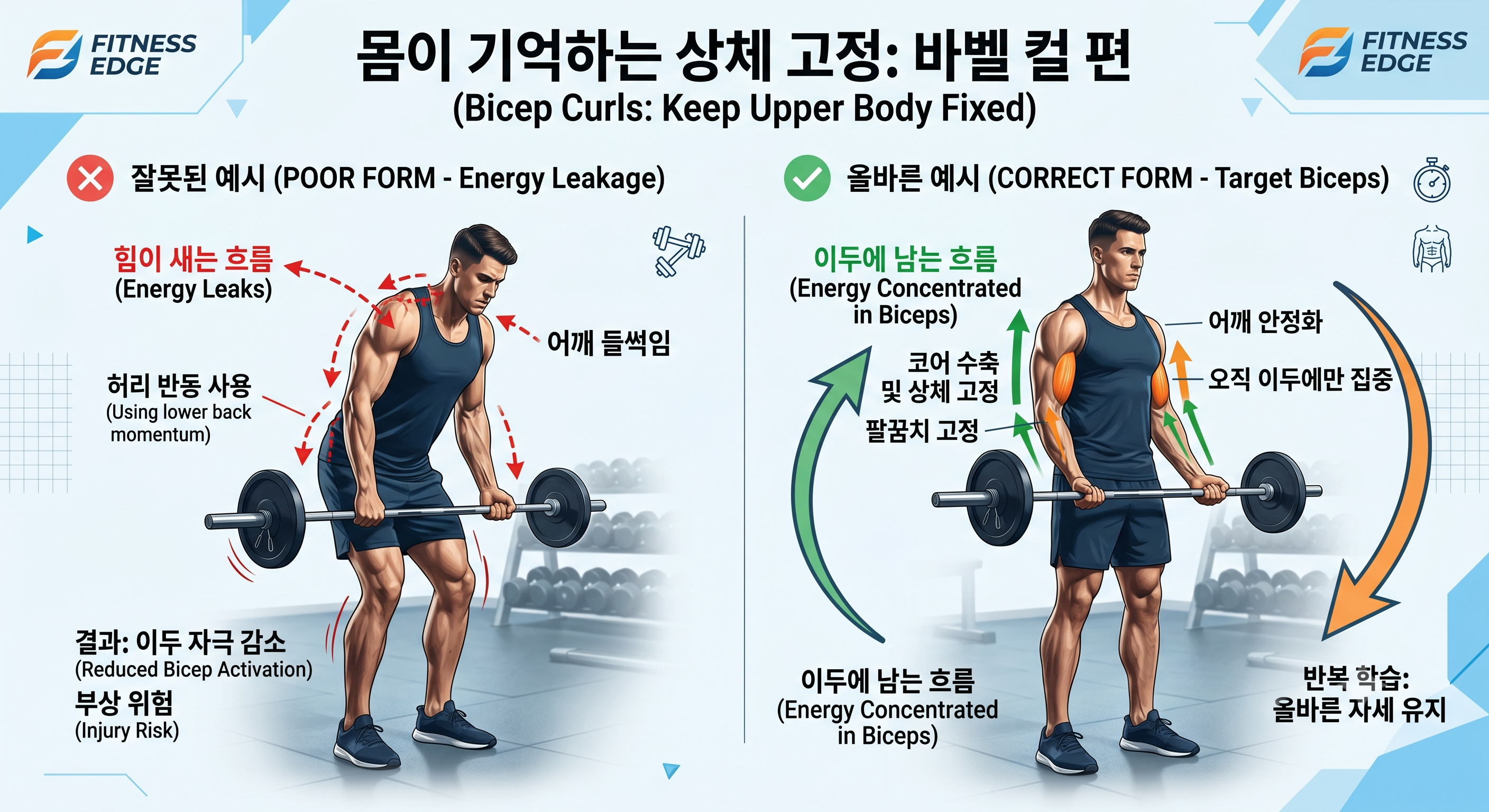 몸이 기억하는 상체 고정