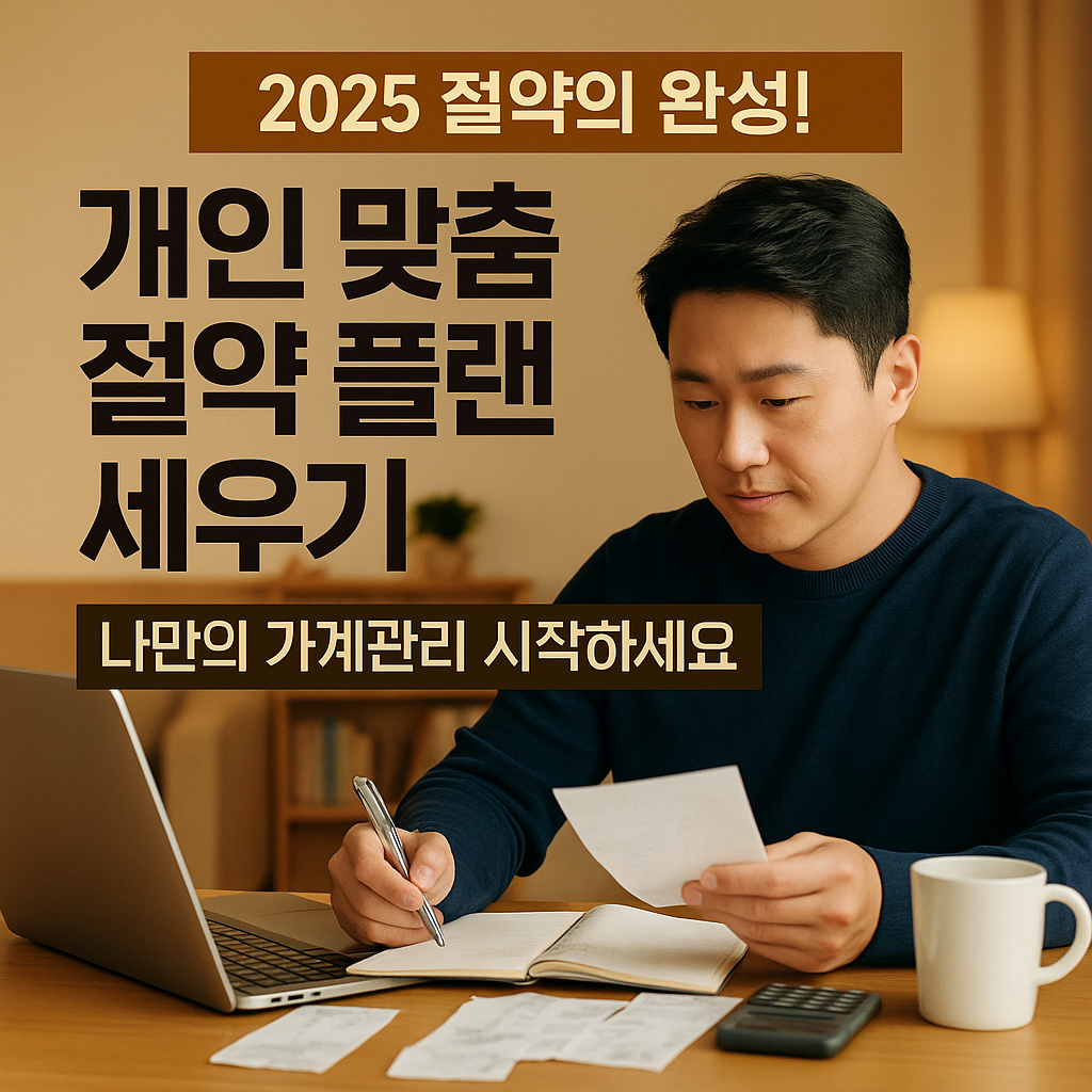 개인 맞춤 절약 플랜 세우기 - 스마트한 가계 관리