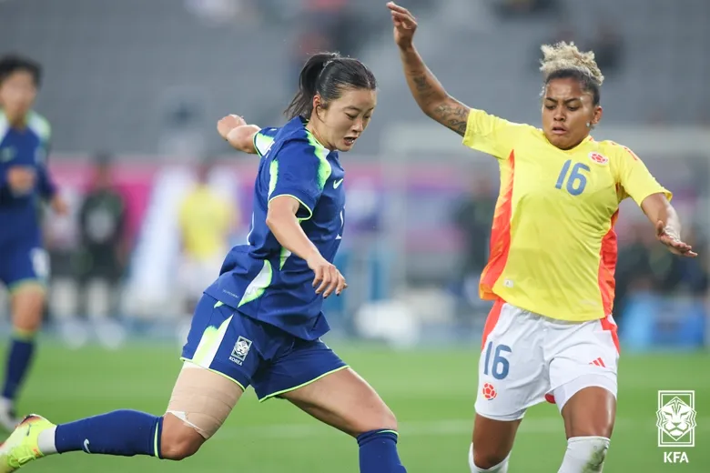 2025 여자축구대표팀 콜롬비아 2차전 결과 – 정민영 데뷔골, 전유경 첫 선발 활약