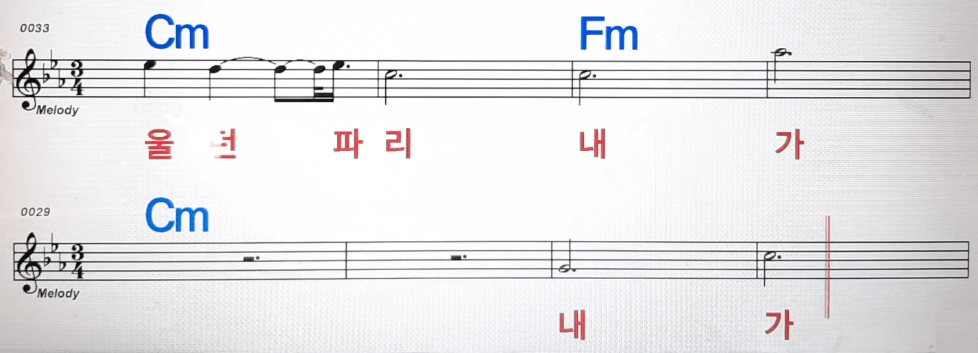 윤일로 - 내가 울던 파리 악보