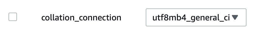collation_connection-파라미터를-utf8mb4_general_ci로-설정한다.