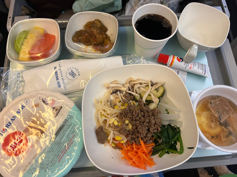 대한항공 기내식 비빔밥