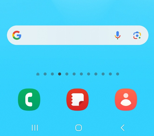 휴대폰 홈 화면 구글 검색창 만들기 추가하는 방법