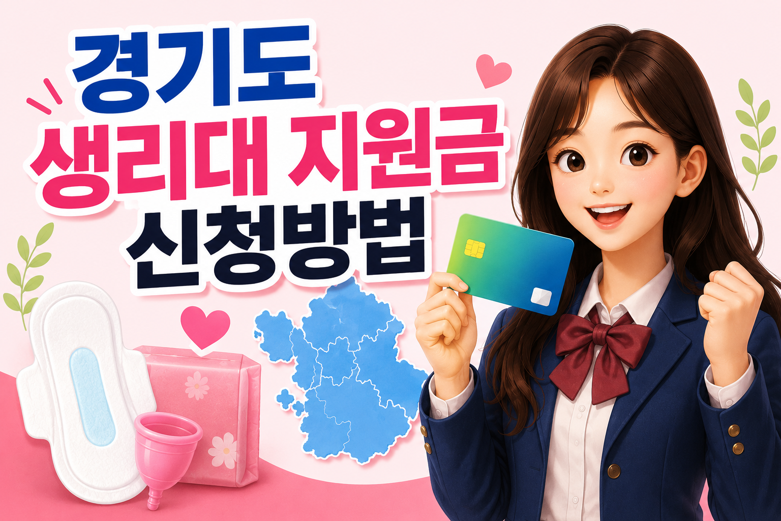 경기도 생리대 지원금 신청방법 총정리|여성청소년 나이·기간·지원금액 관련 사진