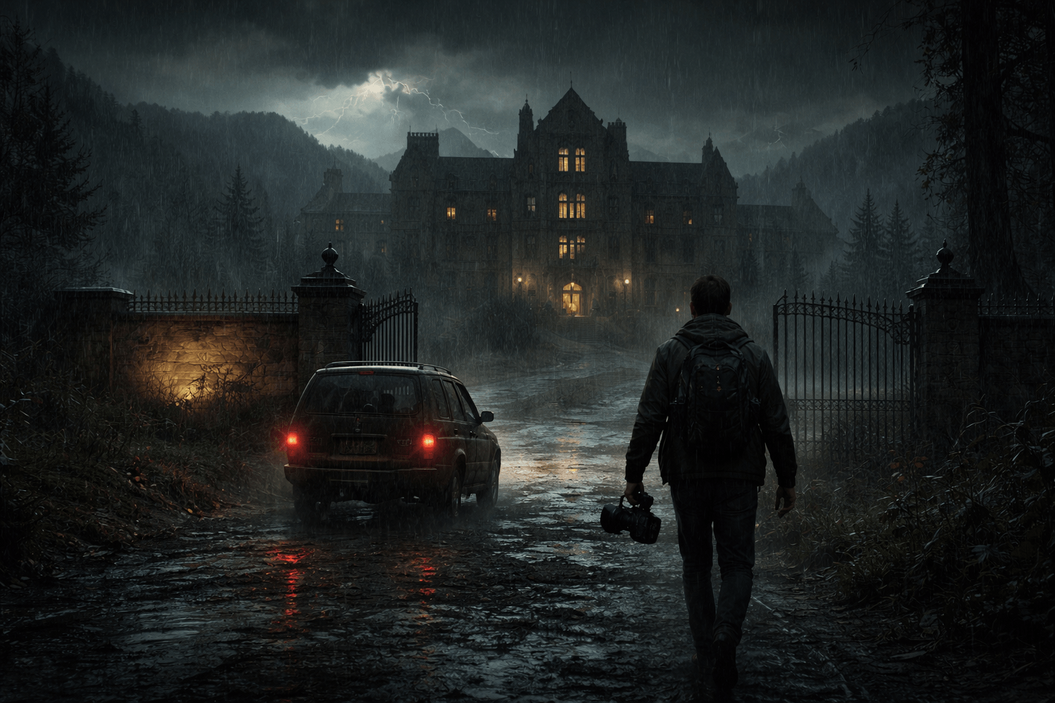 아웃라스트 : 메시브 정신병원으로 들어가는 주인공