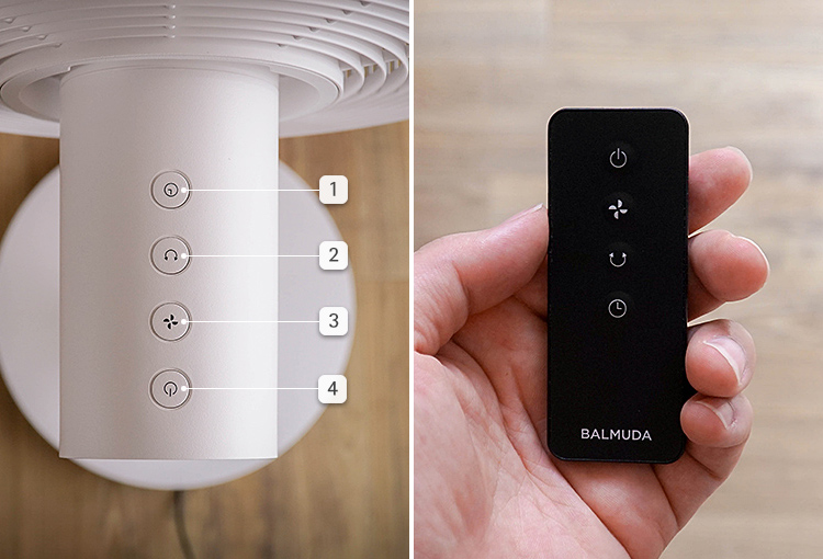 발뮤다선풍기조작리모컨