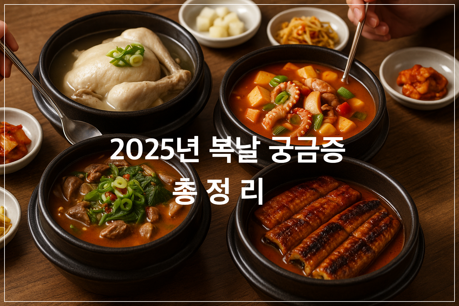 복날 대표적인 보양식들