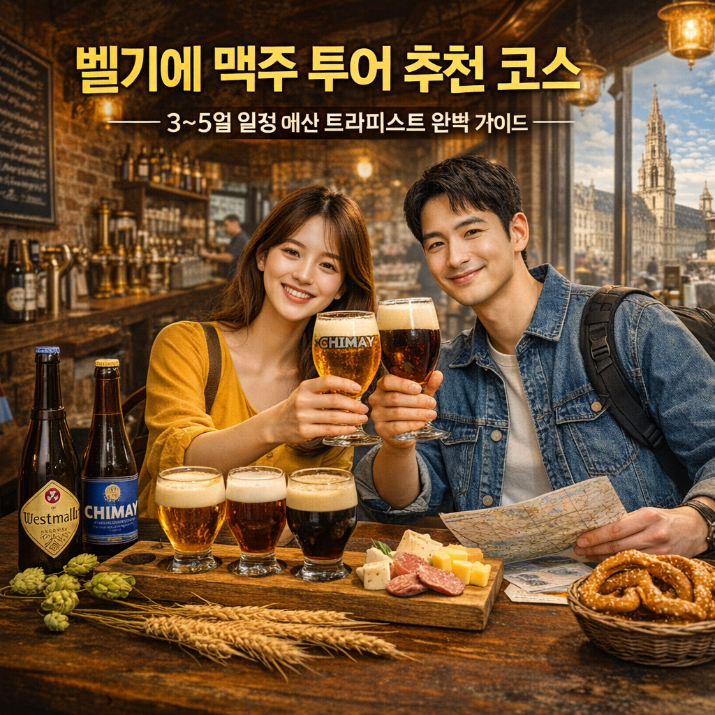 벨기에 맥주 투어 추천 코스 3~5일 일정 예산 트라피스트 완벽 가이드