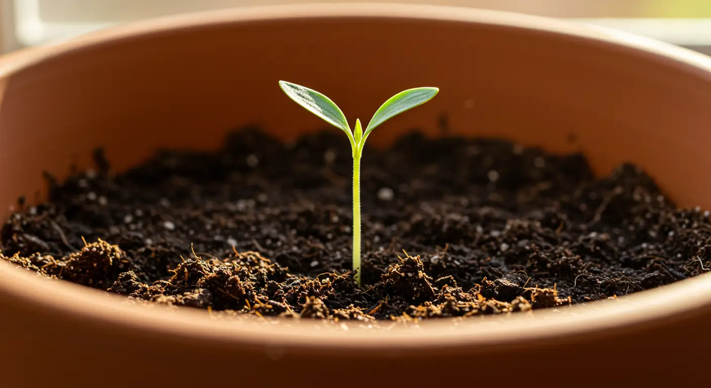 월 소득 200만원으로도 충분히 재기할 수 있다는 희망을 상징하는 새싹