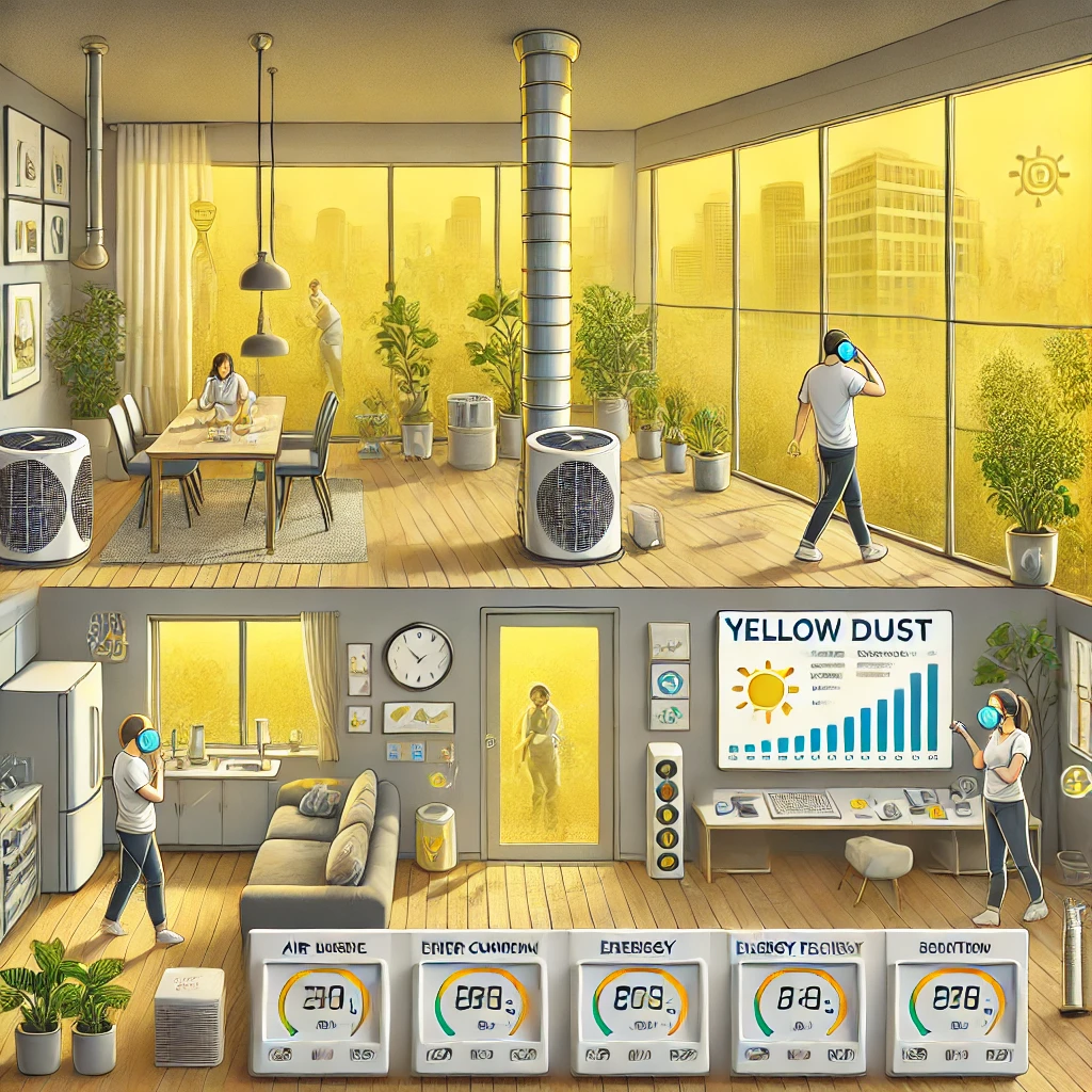 황사와 에너지 소비(실내 공기질 향상을 위한 노력)