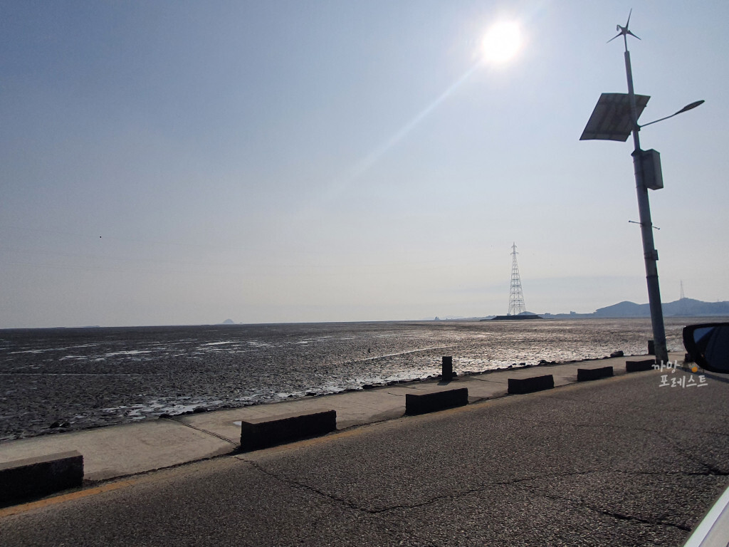 제부도 해변 가는 길