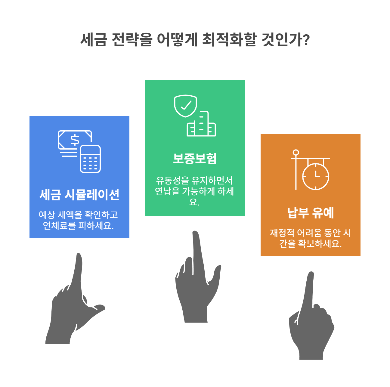 현명하게 대응하는 세금 전략