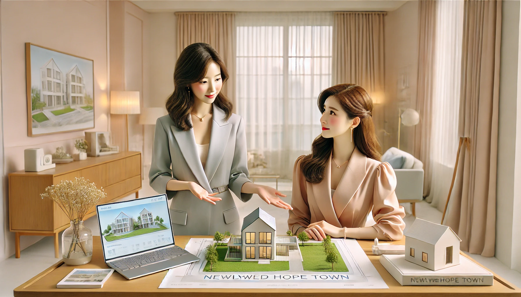 신혼희망타운 공공임대 임대형 대상자 확인하는 이미지