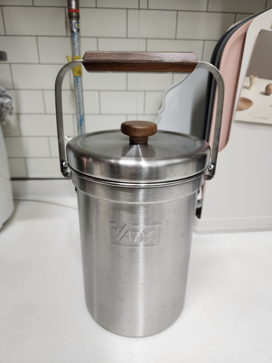 밧드야 스테인리스 음식물 쓰레기통