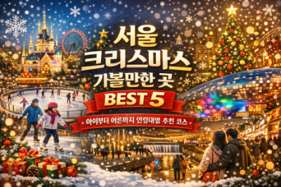서울 크리스마스 가볼만한 곳 BEST 5, 아이&middot;연인&middot;가족&middot;연령대별 추천 코스