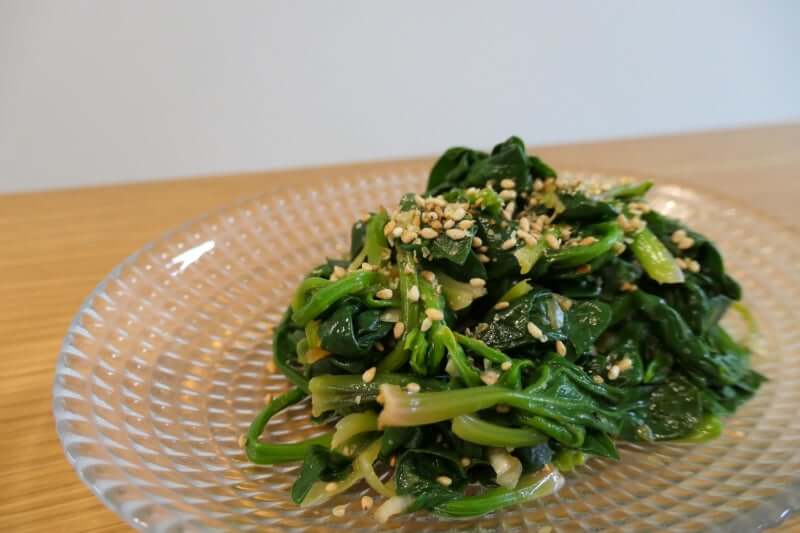 시금치나물