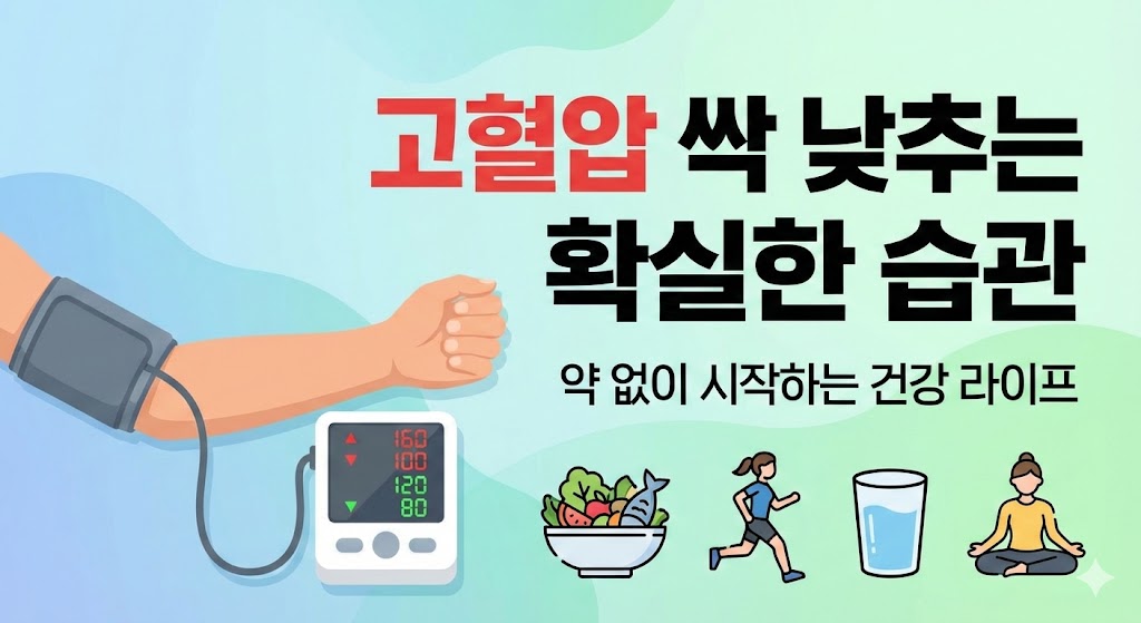 혈압 낮추는 방법