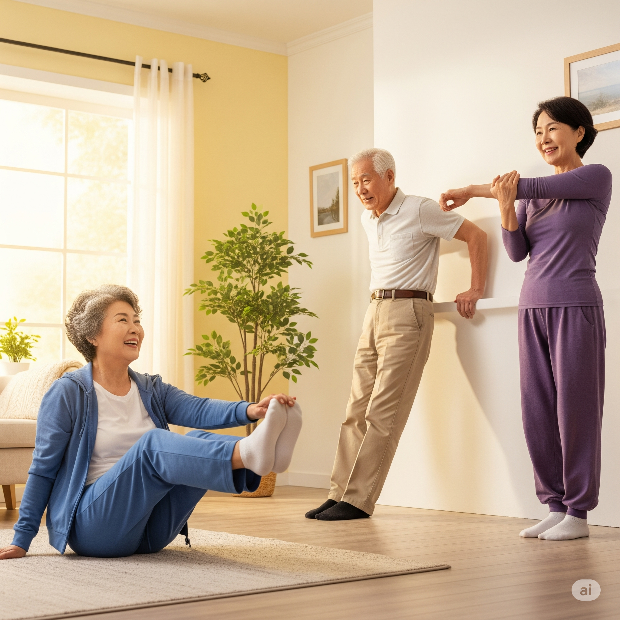 안전하게 하는 시니어 체력 단련