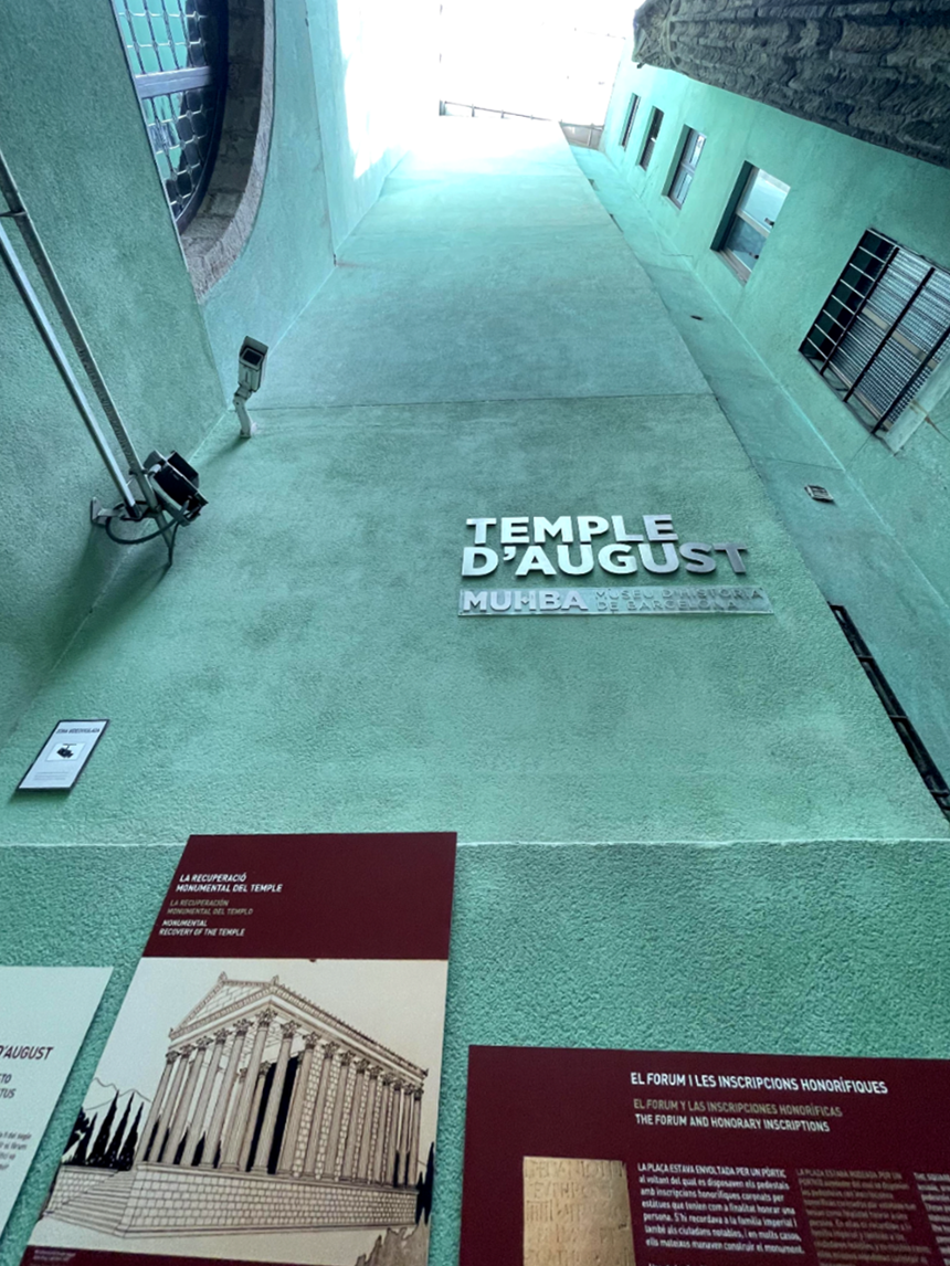 MUHBA 아우구스투스 신전