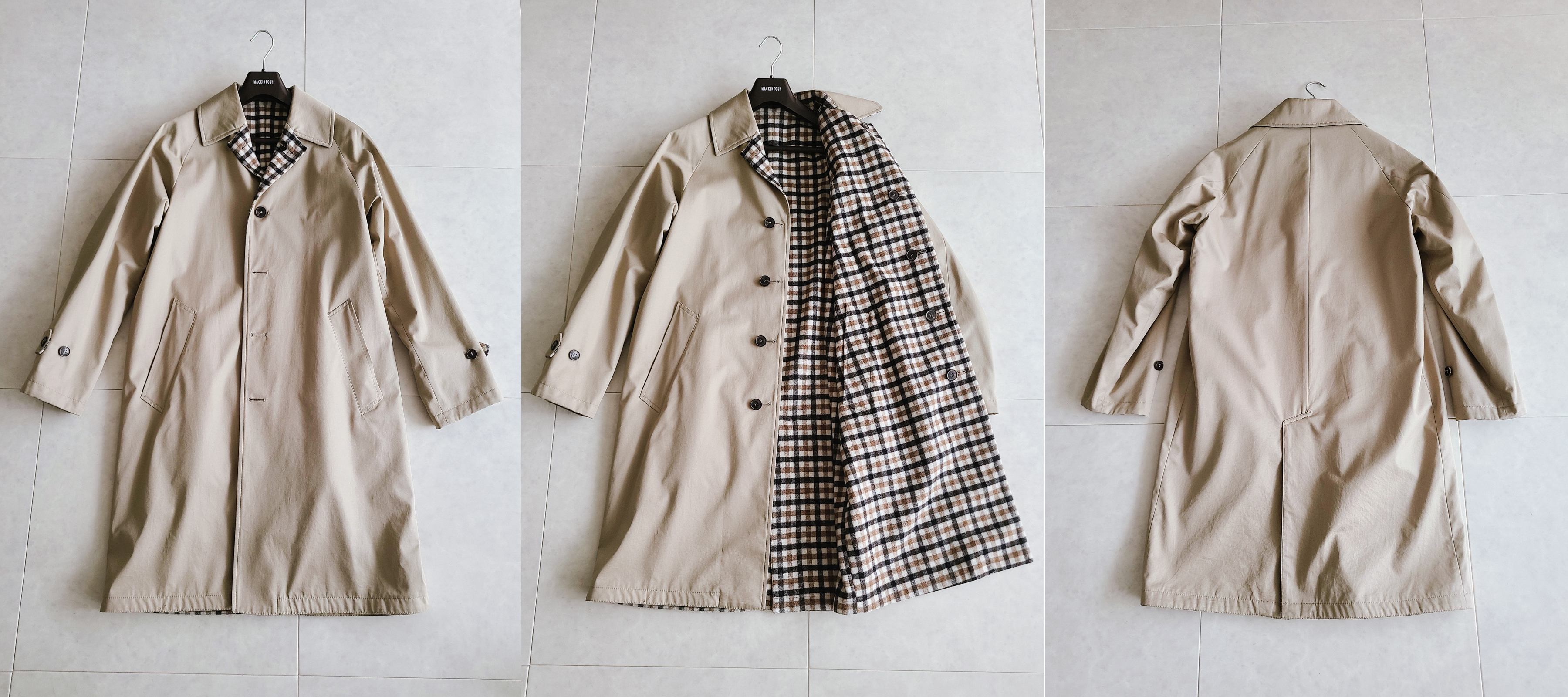 단정하고 깔끔한 실루엣이 특징.