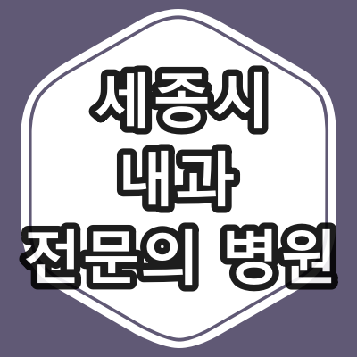 세종시 내과 전문의 진료하는 동네 병원