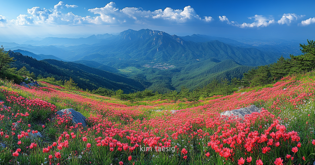 가지산의 사계절