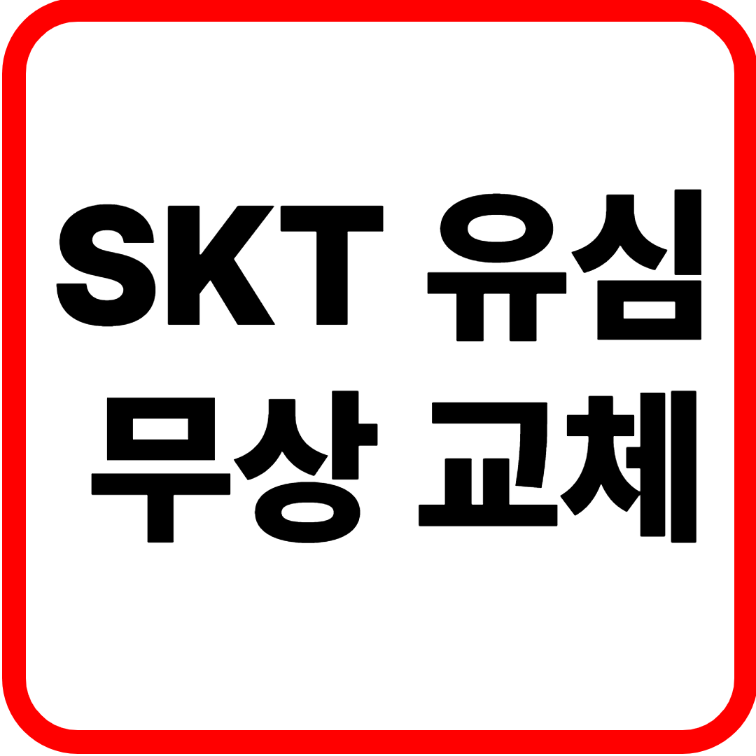 SKT 유심 무상 교체