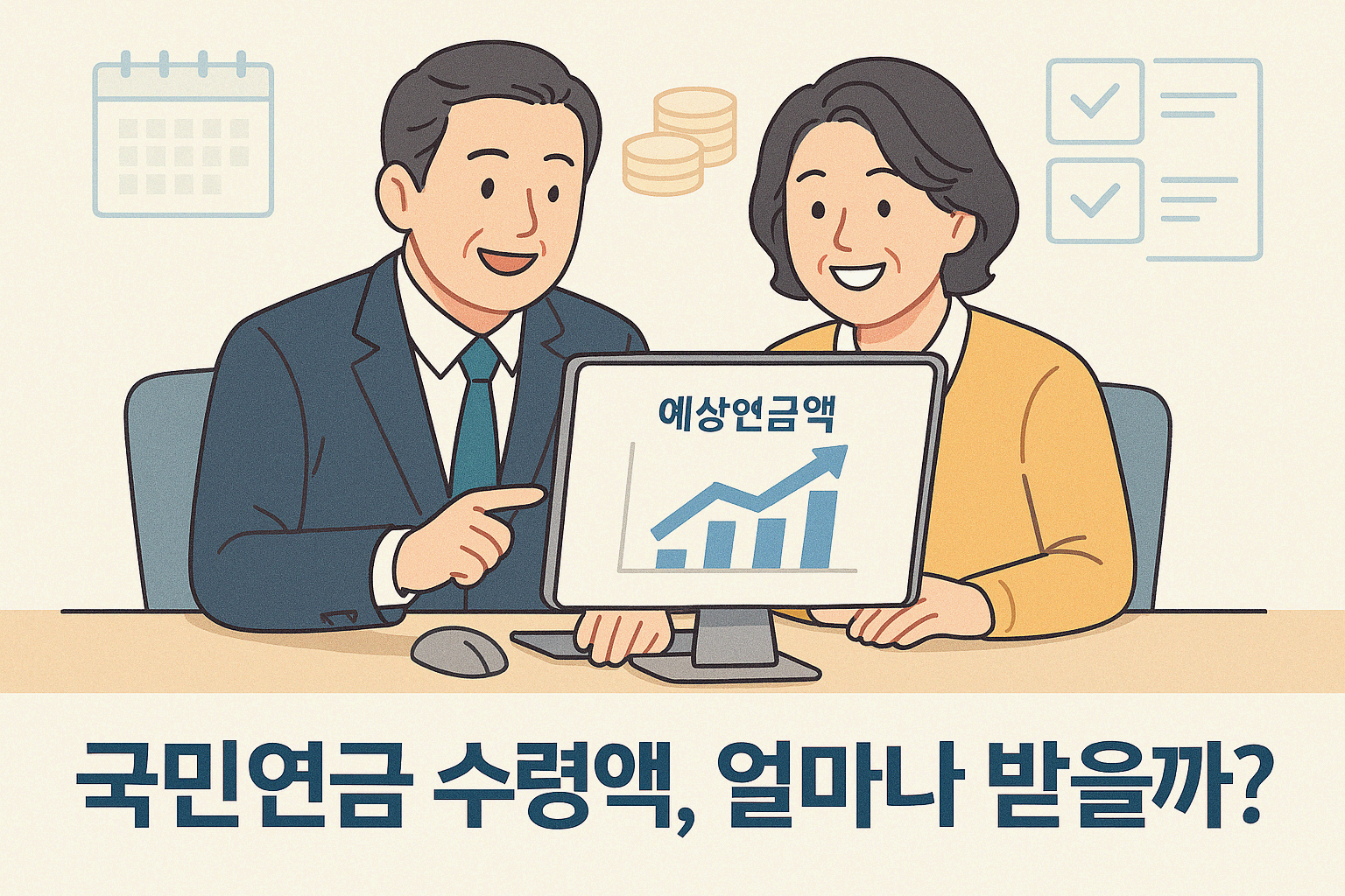 국민연금 예상수령액, 1분만에 조회하는 법