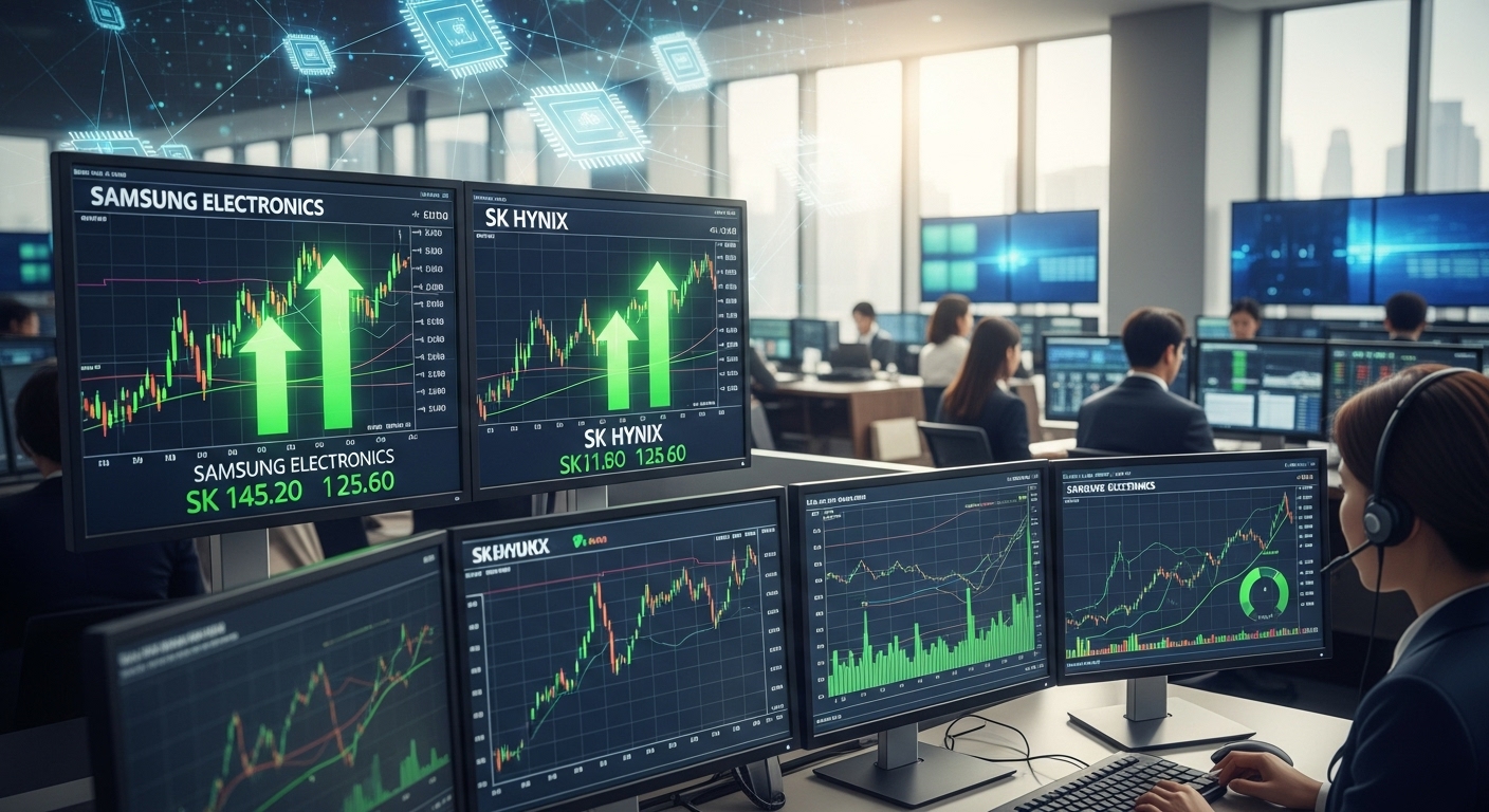 삼성전자&middot;SK하이닉스 동반 상승! 반도체주 흐름과 AI 칩 수요 분석