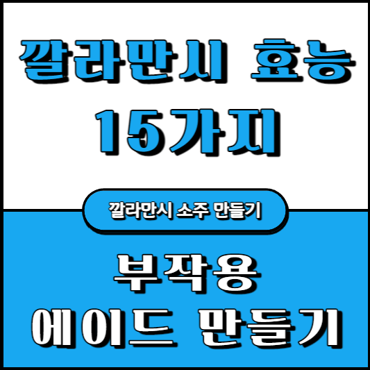 깔라만시-효능-15가지-부작용-소주-에이드-만들기