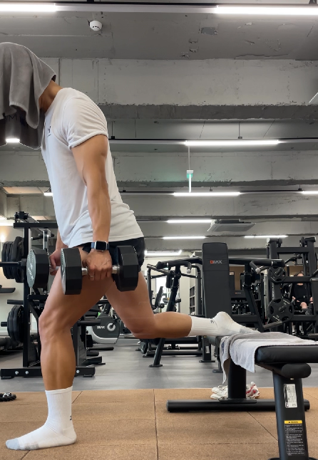 불가리안 스플릿스쿼트