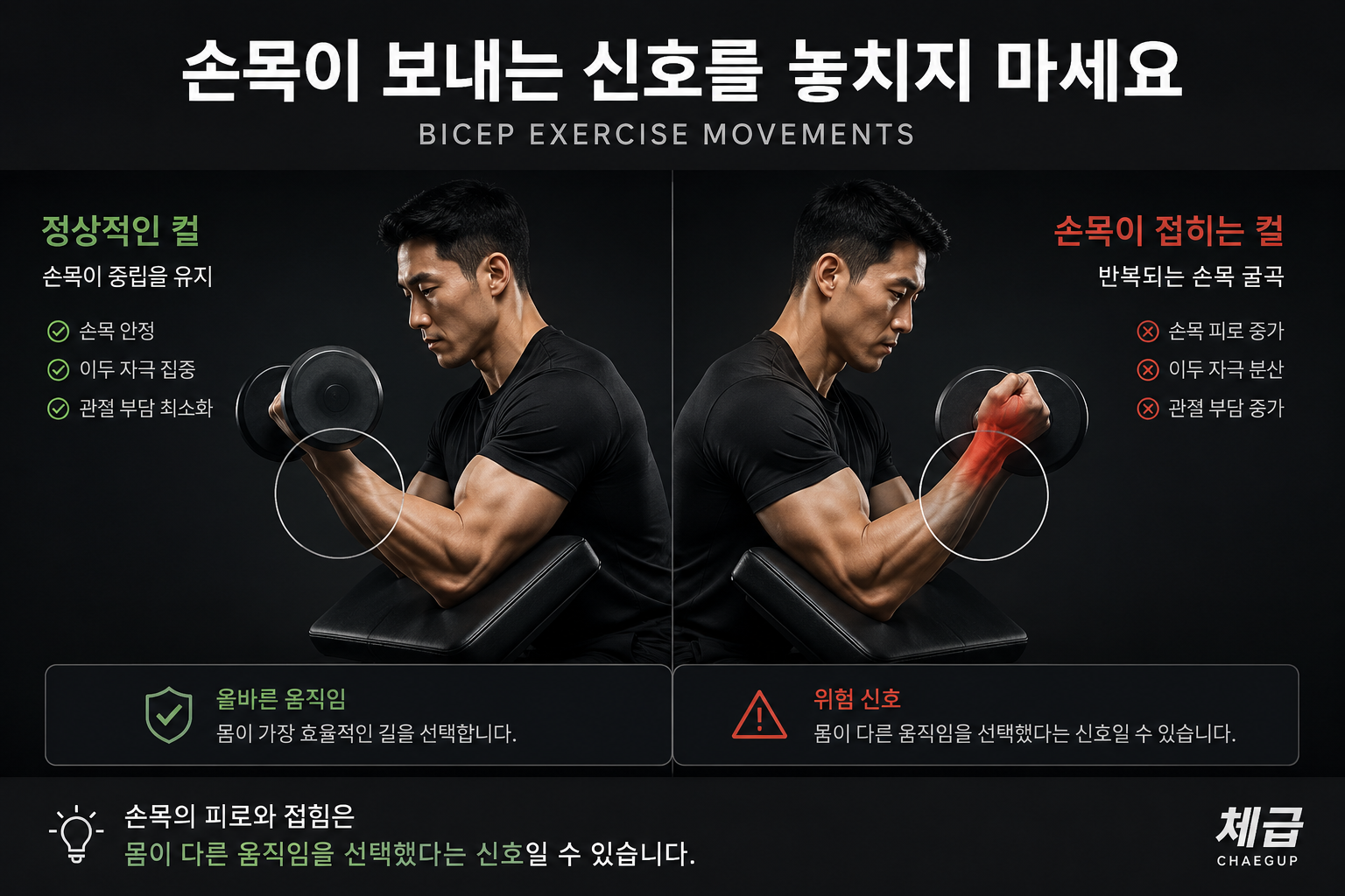 손목이 보내는 신호를 놓치지 마세요
